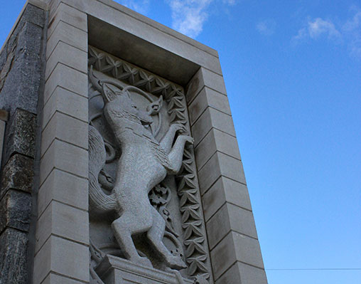 Photo of statue on campus. Link to Closely Held Business Stock stock.jpg